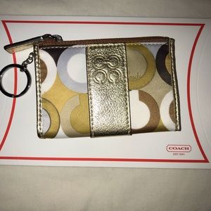 Coach gold accent coin purse ***NWT***